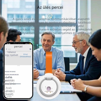 Qin shi T9 okos beszédfordító utazáshoz – Bluetooth, 5–10 m hatótávolság, ötvözetes test, 30 g, OEM logó nyomtatás