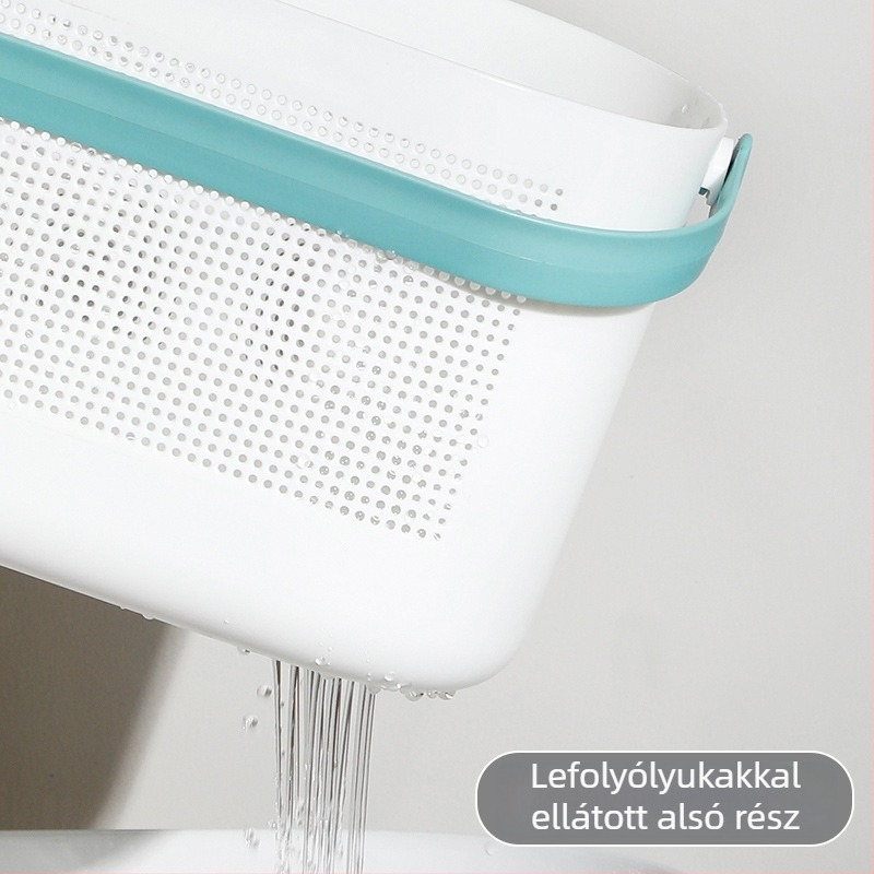 Fürdőszobai tárolókosár | japán stílus | műanyag | modell YN100 | ruhák tárolására