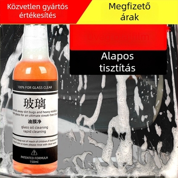 Autóüveg olajfilm eltávolító – Town Head Glass oil film net, 150 ml, engedélyezett magánmárka