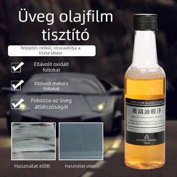Autóüveg olajfilm eltávolító – Town Head Glass oil film net, 150 ml, engedélyezett magánmárka