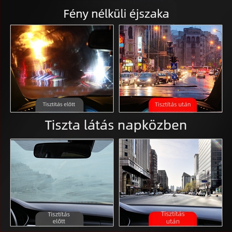 Autóüveg olajfilm eltávolító – Town Head Glass oil film net, 150 ml, engedélyezett magánmárka