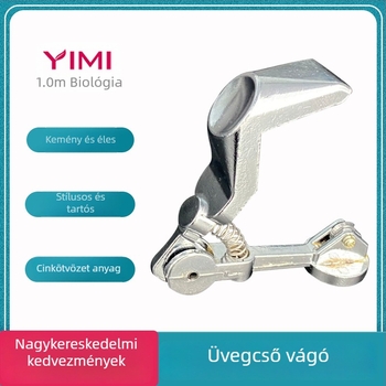 Cink‑ötvözetből készült üvegvágó – üveg rudak és katéterek vágásához, laboratóriumi eszköz, márka 1.0m biology