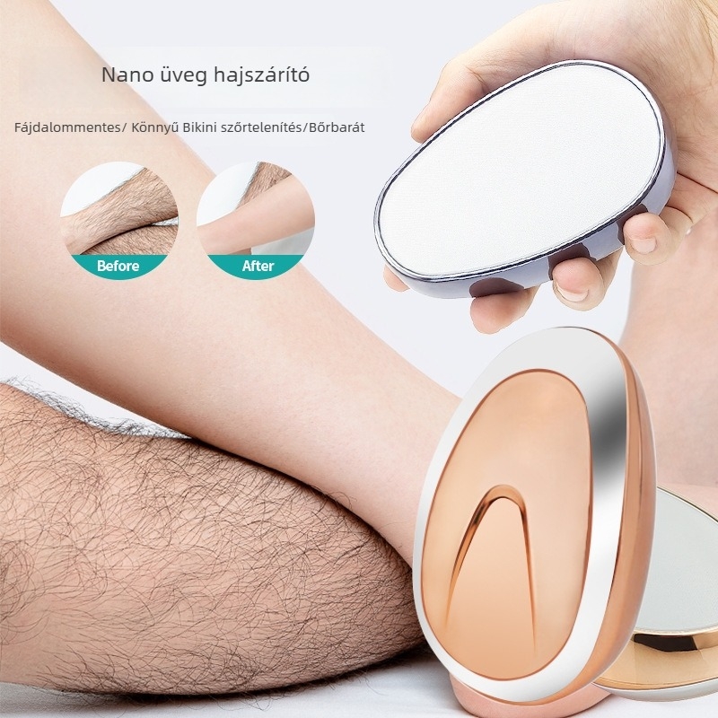 Kézi nano üveg szőrtelenítő, gyengéd és fájdalommentes, hónalj- és lábszőrre alkalmas, univerzális (csomagolás: 100 db)