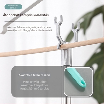 Kinyúló ruhaszárító rúd rozsdamentes acélból – erkélyre, modern dizájn, 2013 téli kiadás