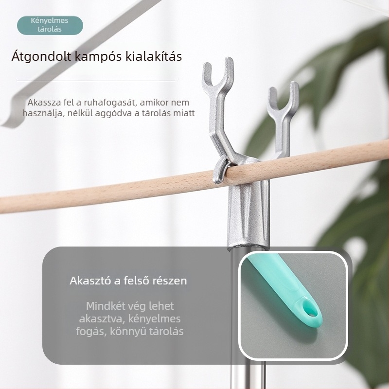 Kinyúló ruhaszárító rúd rozsdamentes acélból – erkélyre, modern dizájn, 2013 téli kiadás