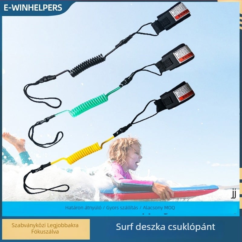 TPU anyagú biztonsági csuklópánt szörfdeszkához (Anyag: TPU; Kategória: szörfdeszka; QC: JJ)