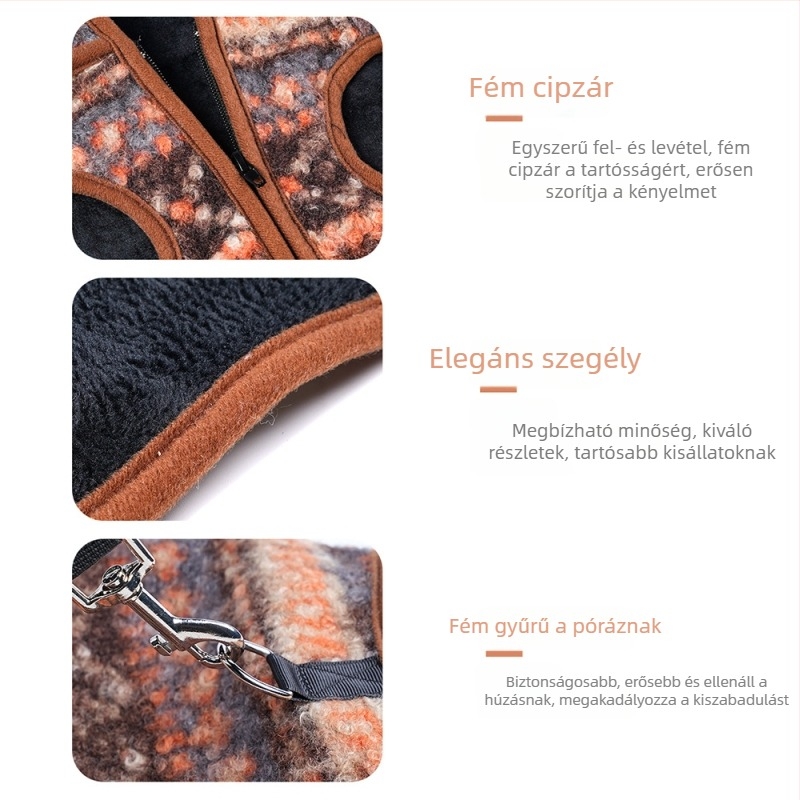 Kutyamellény WPET Ferret Island Series, poliészter, mindennapi stílus, téli, tavaszi és őszi szezonokra