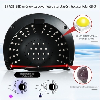 Köröm fototerápiás készülék, 280W, Diamond lamp modell, Xianjiayi márka, Zhejiang eredetű, magánmárka.
