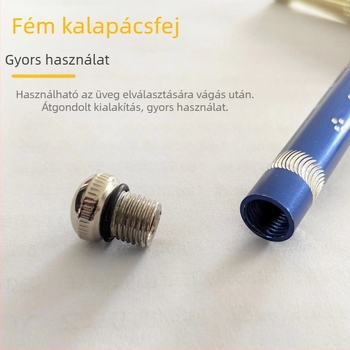 Üvegvágófej gyémántcsúccsal vastag üveghez – forgó nyílás, kerámia csempe vágás, kerámia gördülő kerék