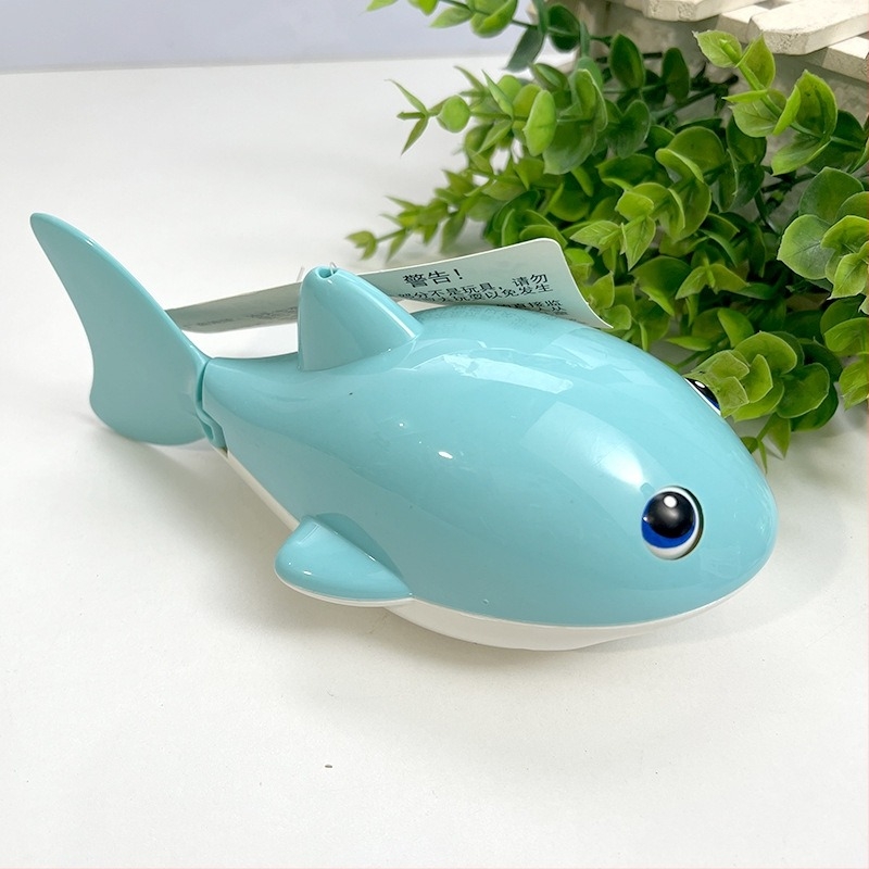 Hongzhi Műanyag rugós fürdőjáték – kis cápa, 0–3 éveseknek