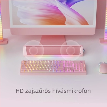 A010 Esports számítógép asztali hangszóró — Bluetooth + USB, két hangszóró, 10W, Dolby Digital