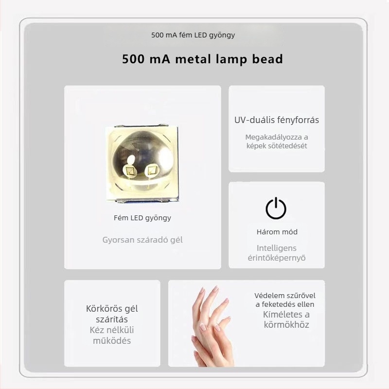 N99Pro manikűr LED lámpa — licenselt magáncímke; márka: Other; márkatípus: hazai márka; modell: N99Pro