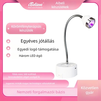 Háromfejű LED UV manikűrlámpa, i-Believe márka, modell Nail lamp, származás Dongguan