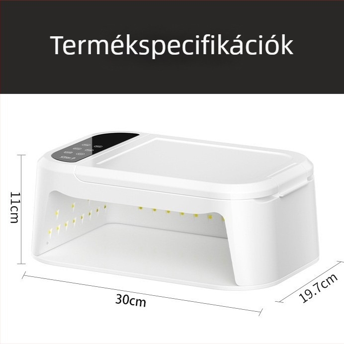 Ctar8 manikűr kéz-párnás lámpa, 69 LED-del, gyors száradás, nagy belső tér, nagy teljesítmény