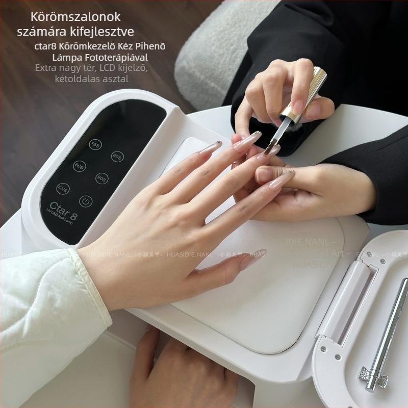 Ctar8 manikűr kéz-párnás lámpa, 69 LED-del, gyors száradás, nagy belső tér, nagy teljesítmény