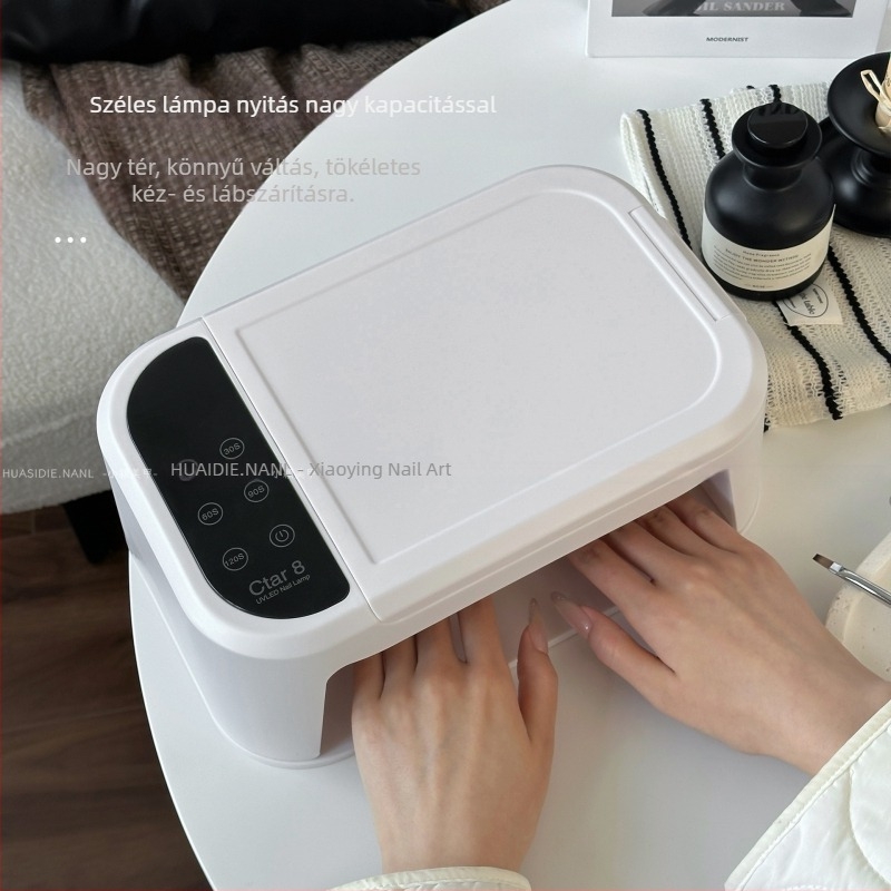 Ctar8 manikűr kéz-párnás lámpa, 69 LED-del, gyors száradás, nagy belső tér, nagy teljesítmény