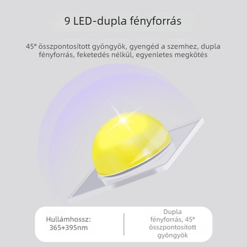 Manikűr fototerápiás készülék intelligens érzékelővel és újratölthető akkumulátorral, szalonminőségű lámpa; Diamond Table Lamp modell; Zhejiang eredetű; OEM