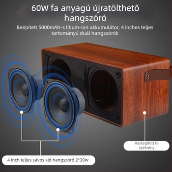 Otthoni karaoke mikrofonrendszer Bluetooth hangszórókkal, 2 hangszóró, 20 Hz–20 kHz, SNR 75 dB, beépített 6000 mAh akkumulátor