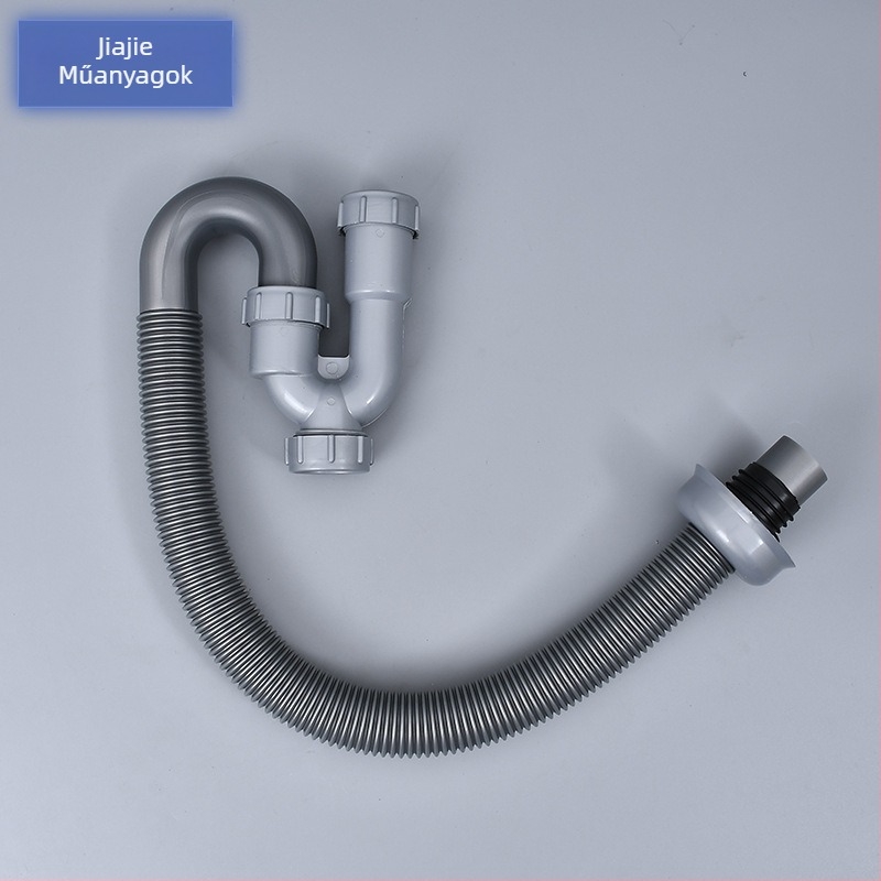 S-alakú mosdócső szett – PP anyag, S-alakú forma, forgatható lemez, modern minimalist stílus, testreszabható feldolgozás