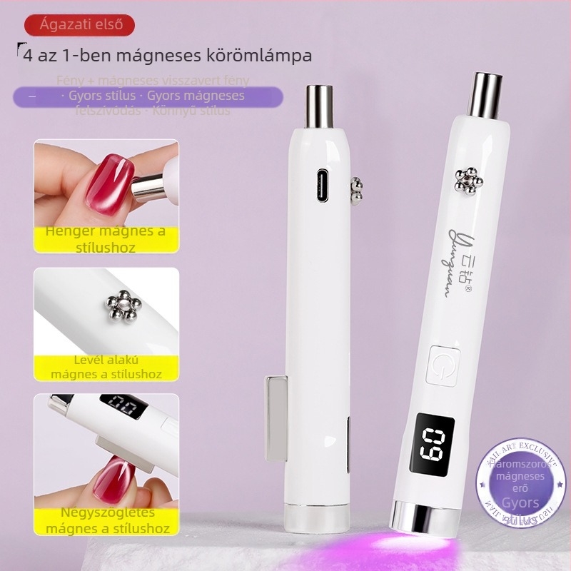 Cloud Diamond Magnet One-Word Lámpa — hordozható kézben tartott körömlámpa akkumulátorral, modell Magnet One-Word Lamp