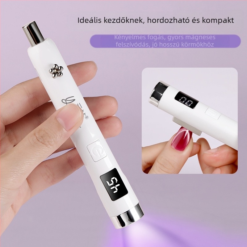 Cloud Diamond Magnet One-Word Lámpa — hordozható kézben tartott körömlámpa akkumulátorral, modell Magnet One-Word Lamp