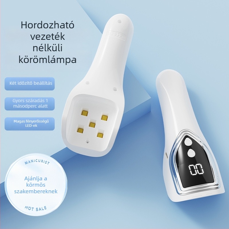 Újratölthető vezeték nélküli géllakk lámpa – hordozható fototerápiás lámpa a géllakk megkötéséhez, Shengli