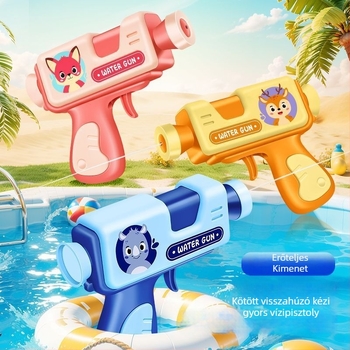 KBQ műanyag vízipisztoly játék a vízhez — fogás fejlesztése, interaktív játék, szülő-gyermek kommunikáció