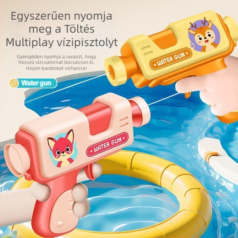 KBQ műanyag vízipisztoly játék a vízhez — fogás fejlesztése, interaktív játék, szülő-gyermek kommunikáció