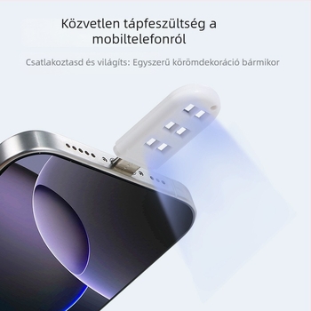 Körmök UV gyógyító lámpa, kompakt és hordozható, alacsony teljesítmény, gyors száradás, modell: 4 portok 2.0+3.0