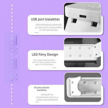 Körömlámpa XX-UV10 UV-LED