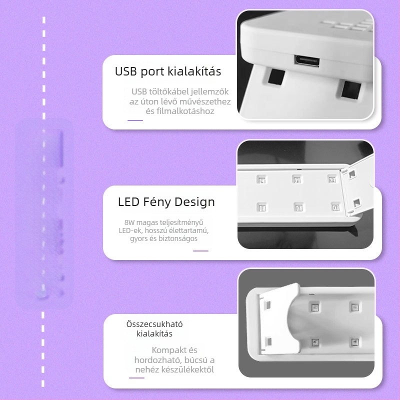 Körömlámpa XX-UV10 UV-LED