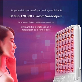 Bei Chengmei foton bőrápolási eszköz negatív ionokkal, fényterápiával és színes fénnyel, hordozható otthoni szépségkészülék, beépített 2000–4000mAh akkumulátor, IPX0