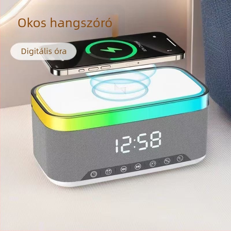 Nothing Bluetooth hangszóró 15W beépített 1200-2000mAh akkumulátorral, Bluetooth 5.3, vezeték nélküli töltés, RGB világítás (15W, Bluetooth 5.3, 1200-2000mAh)