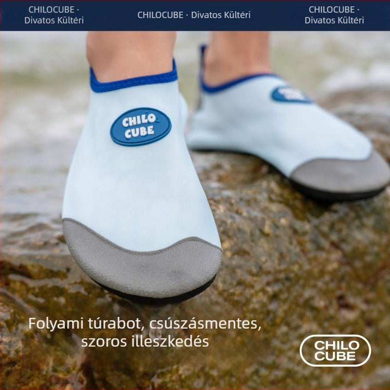 Folyó menti túracipő – csúszásmentes talp, EVA középtalp, szén-gumi talp, gyorsan szárad, alacsony felsőrész