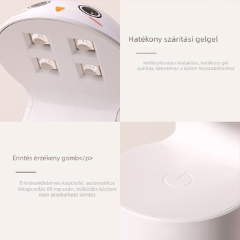 Goya USB-s mini körömlámpa – egy ujjra tervezve, kompakt kiegészítő lámpa