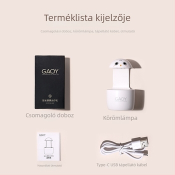 Goya USB-s mini körömlámpa – egy ujjra tervezve, kompakt kiegészítő lámpa