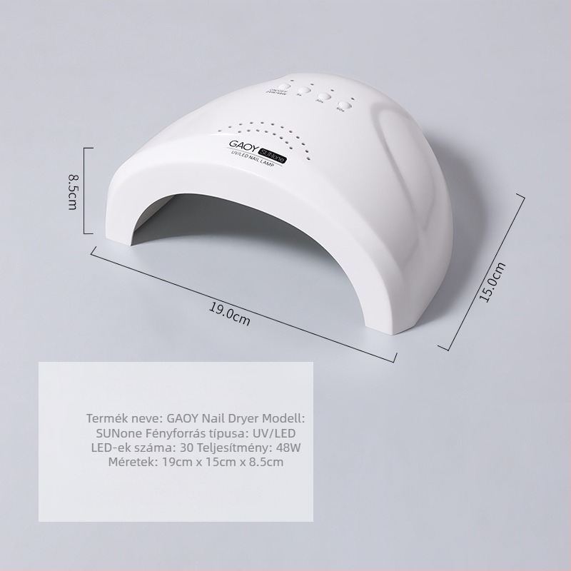 Manikűr lámpa szenzorral (UV-LED lámpa, 48W, Sunshine No. 1)