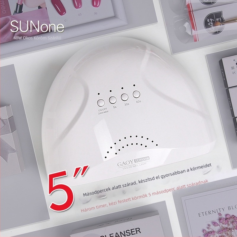 Manikűr lámpa szenzorral (UV-LED lámpa, 48W, Sunshine No. 1)
