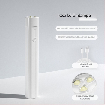 Kézben tartható körömlámpa, újratölthető, kompakt; modell One-word lamp; márka Hand Light