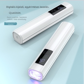 Zhuoyoujia újratölthető kézi LED manikűr lámpa kijelzővel