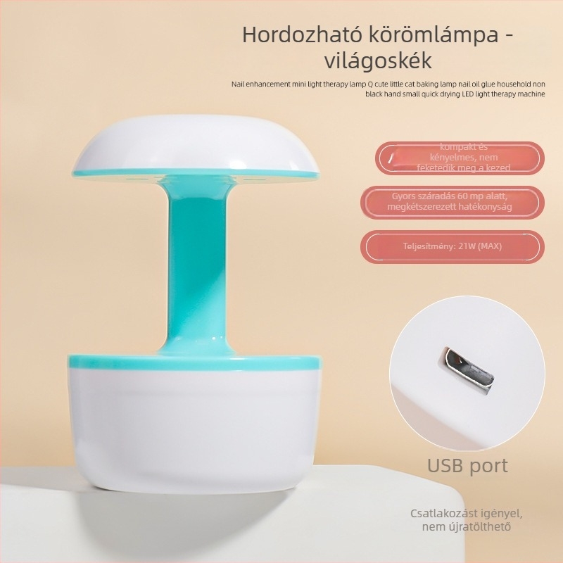 Könnyen hordozható LED körömlámpa otthoni használatra — Intertidal, modell Portable nail lamp