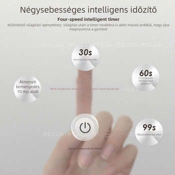 LED körömszárító lámpa 18W, gyors száradás, hordozható, manikűrszalonokhoz