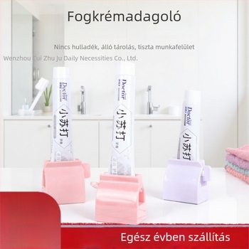Fogkrémnyomó – kézzel forgó klip minden korosztály számára, 57 g