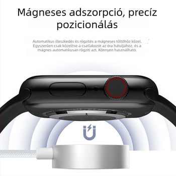 Yesido Vezeték nélküli töltő Apple Watch-hoz mágneses adatkábellel