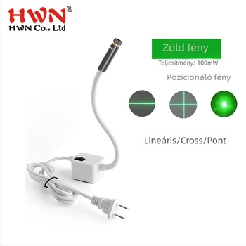 HWN pozicionáló sorozatú lézermodul, 650 nm-es hullámhossz, MOQ 1, minimális kis csomagok száma 200