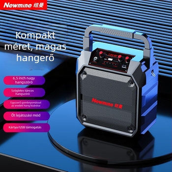 Newman K97 hordozható Bluetooth hangszóró, 17W kimenet, beépített 2000-4000mAh akkumulátor, Bluetooth 5.0, 100Hz-18kHz, hatótáv kb. 8 m