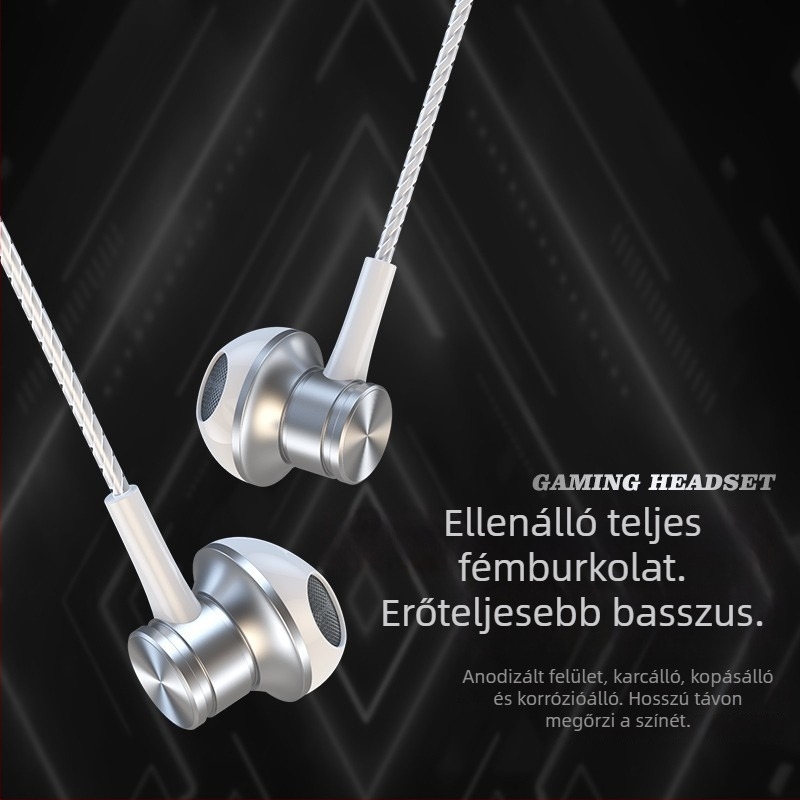 Kábeles hangkártya fejhallgatóhoz mikrofonnal, élő felvételre és karaokéhoz, zajcsökkentés, magas felbontású hang, omni irányú felvétel, névleges teljesítmény 5W