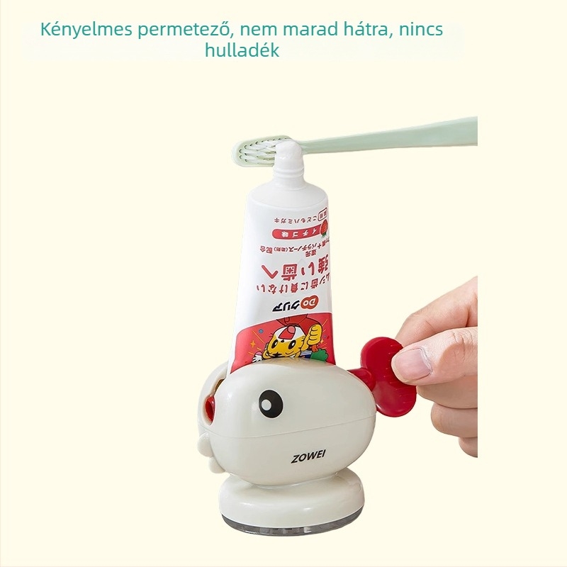 Fogkrém-nyomó szívókoronggal minden korosztály számára (határokon átívelő export)