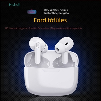 Fülbe helyezhető fordító headset, Y113, Android, Bluetooth, 5 m hatótávolság, többnyelvű fordítás