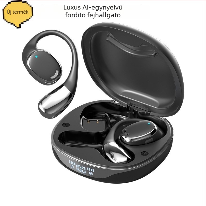 M70 egyidejű tolmács fejhallgatóval, valós idejű fordítással, AI zajcsökkentéssel, Bluetooth, iOS-kompatibilis